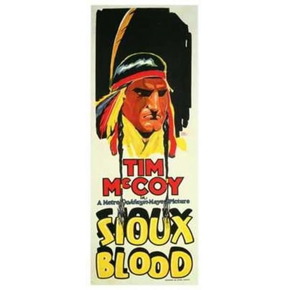 Posterazzi MOV197201 Sioux Blood Movie Poster - 11 x 17 in.