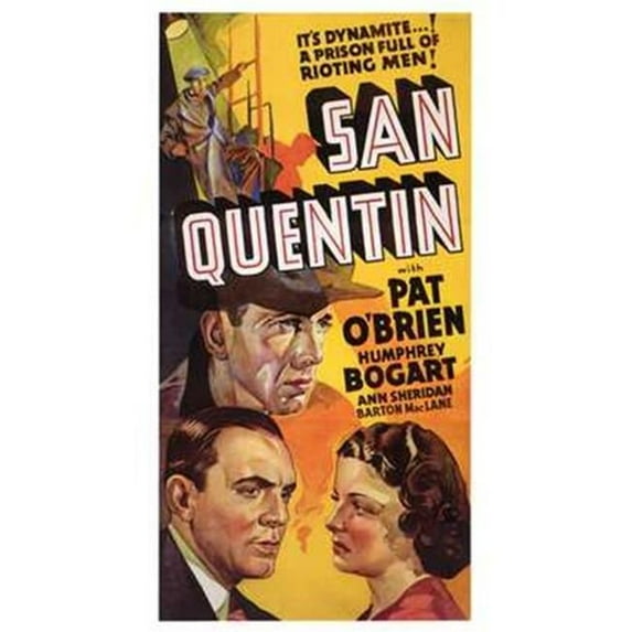 Posterazzi MOV197694 San Quentin Movie Poster - 11 x 17 in.
