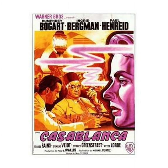 Posterazzi MOV197695 Casablanca Movie Poster - 11 x 17 in.