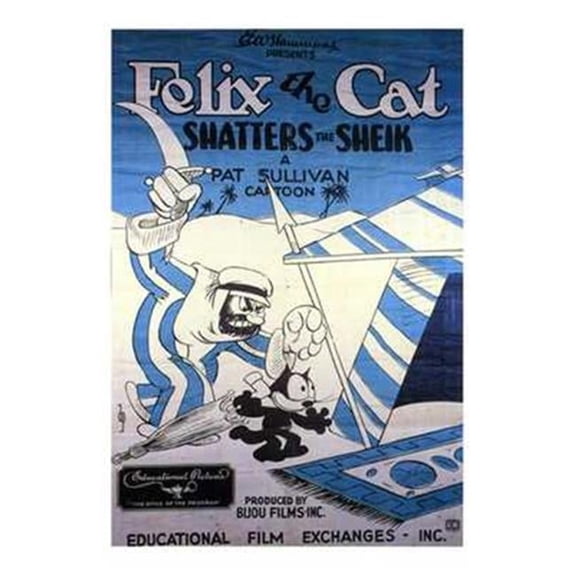 Posterazzi MOV197726 Felix the Cat Shatters the Sheik Movie Poster - 11 x 17 in.