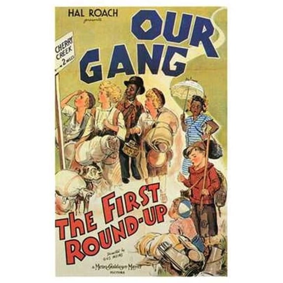 Posterazzi MOV198204 The First Round-Up Movie Poster - 11 x 17 in.