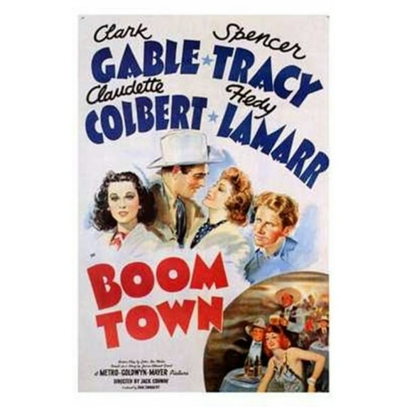 Posterazzi MOV198236 Boom Town Movie Poster - 11 x 17 in.