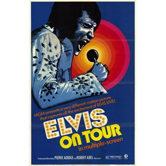 Posterazzi MOV198407 Elvis on Tour Movie Poster - 11 x 17 in.