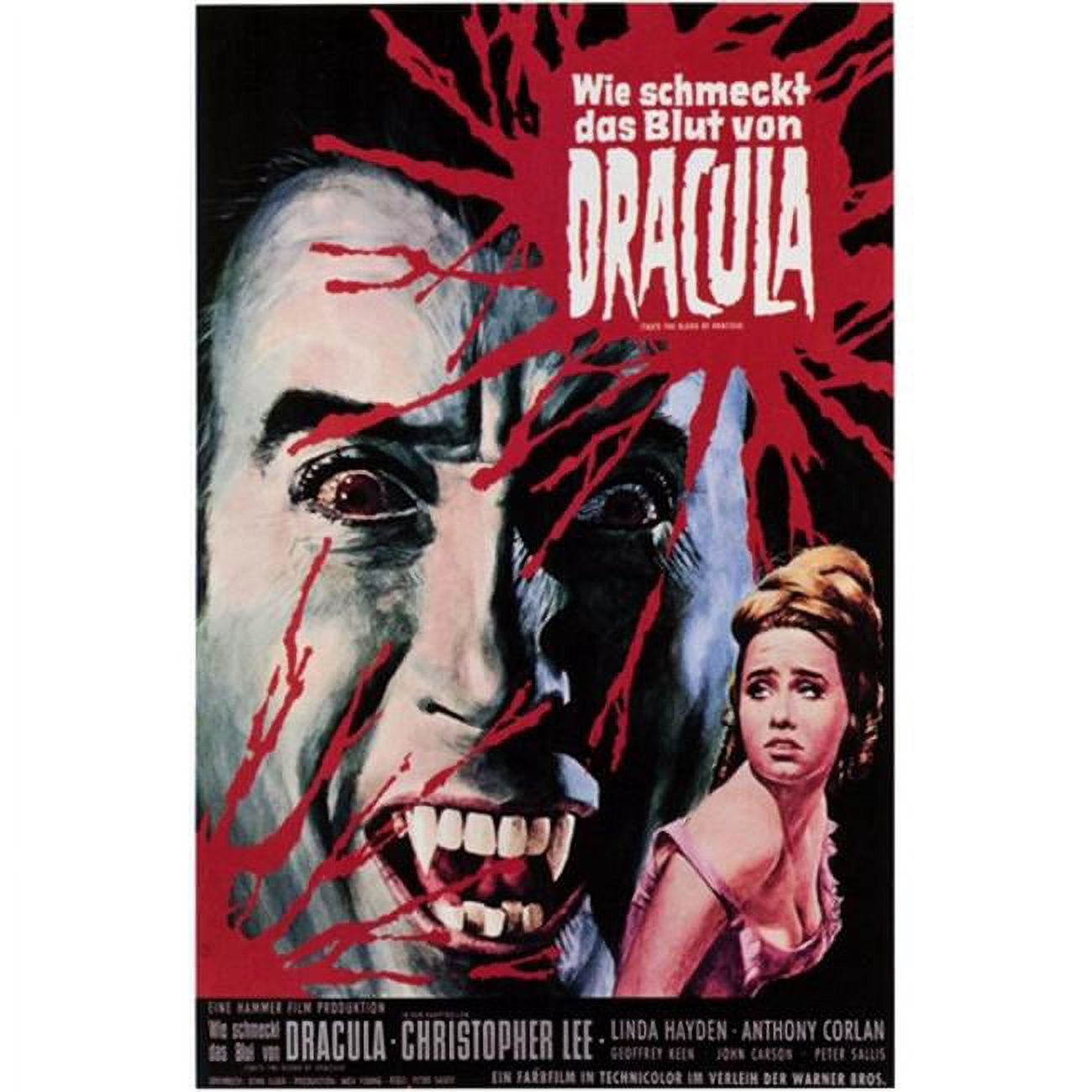 90s デッドTASTE THE BLOOD OF DRACULA 大判ポスター Posterazzi MOV199141 Taste the Blood of Dracula Movie Poster - 11