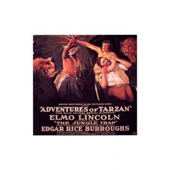 Posterazzi MOV199349 The Adventures of Tarzan C.1921 - Style C Movie Poster - 11 x 17 in.