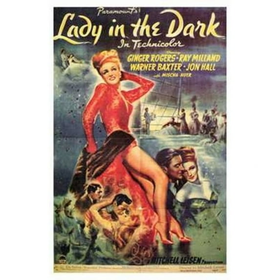 Posterazzi MOV199539 Lady in the Dark Movie Poster - 11 x 17 in.