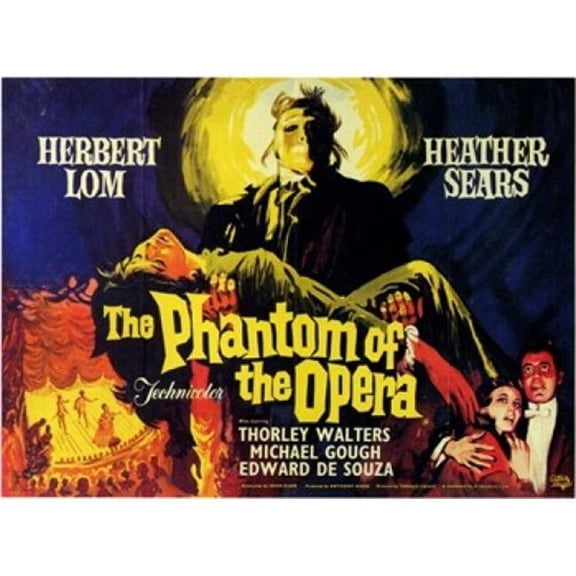 Posterazzi MOV199819 Phantom of the Opera C.1962 - Style a Foreign Movie Poster - 17 x 11 in.