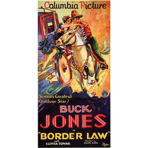 Posterazzi MOV200149 Border Law Movie Poster - 11 x 17 in.