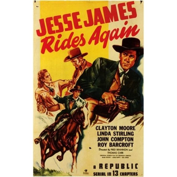 Jesse James Rides Again Movie Poster (11 x 17)