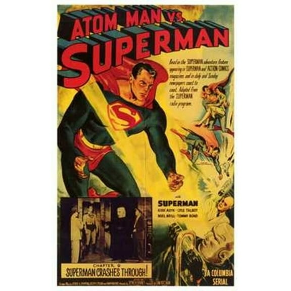 Posterazzi MOV200719 Atom Man Vs Superman Movie Poster - 11 x 17 in.