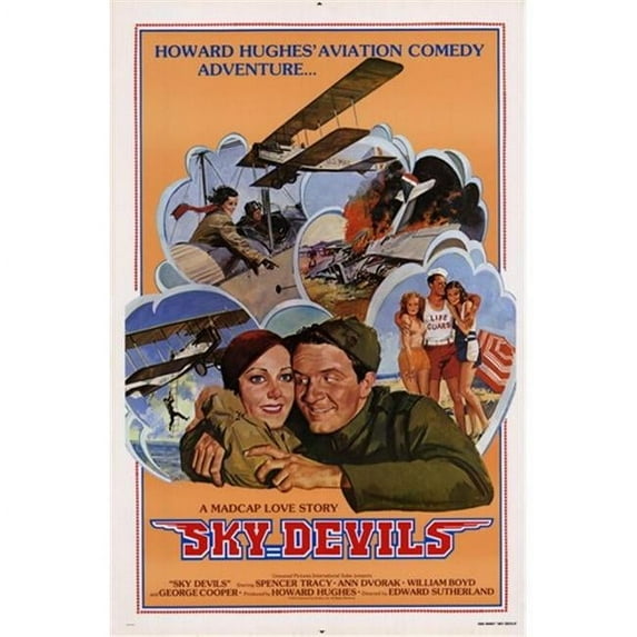 Posterazzi MOV204842 Sky Devils Movie Poster - 11 x 17 in.