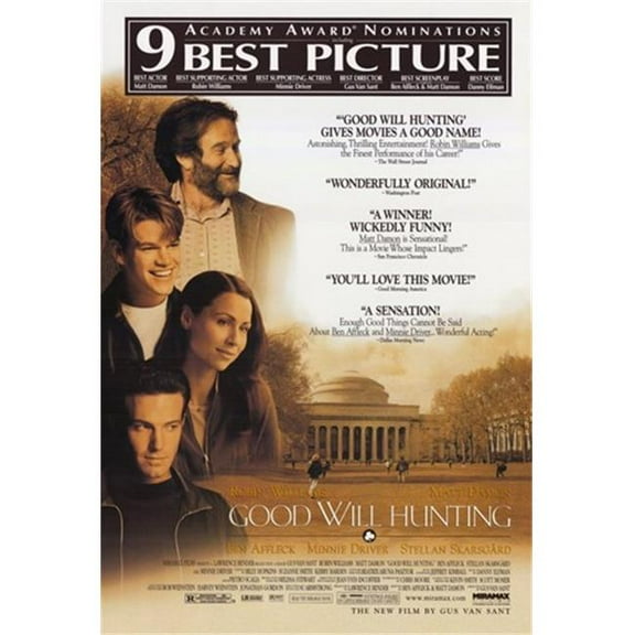 Posterazzi MOV205290 Good Will Hunting Movie Poster - 11 x 17 in.