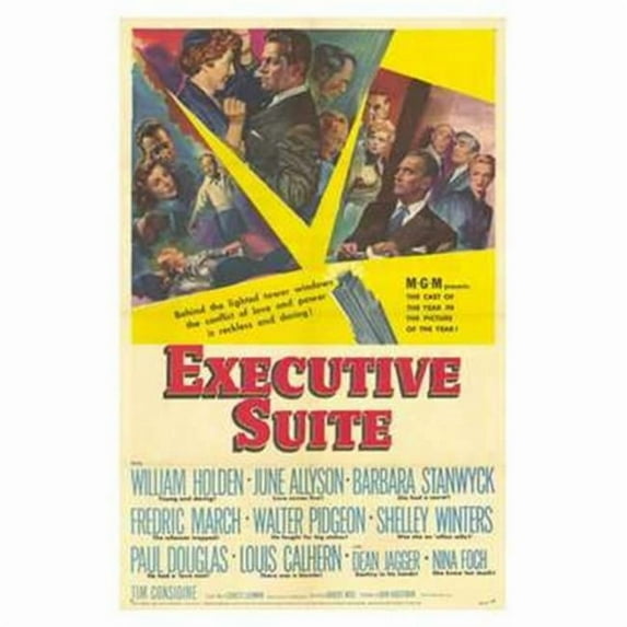 Posterazzi MOV205351 Executive Suite Movie Poster - 11 x 17 in.