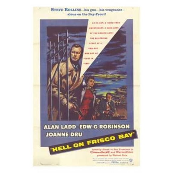 Posterazzi MOV205388 Hell on Frisco Bay Movie Poster - 11 x 17 in.