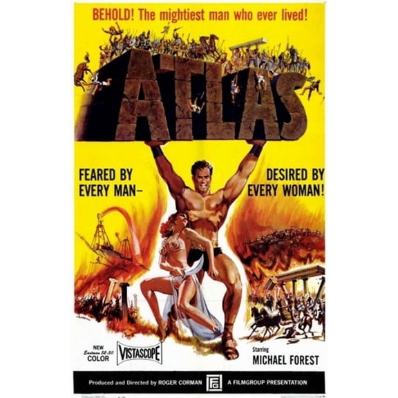 Posterazzi MOV209068 Atlas Movie Poster - 11 x 17 in.