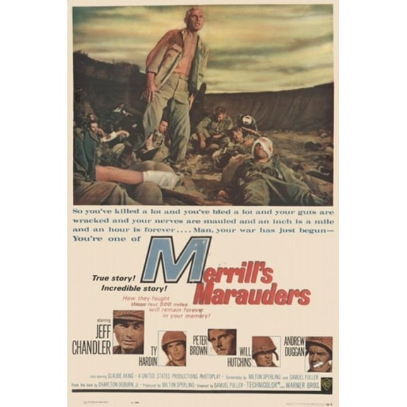 Posterazzi MOV209082 Merrills Marauders Movie Poster - 11 x 17 in.