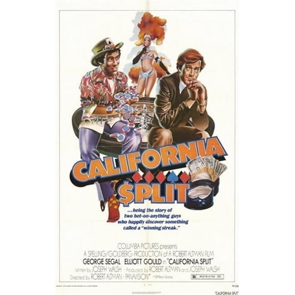 Posterazzi MOV209612 California Split Movie Poster - 11 x 17 in.