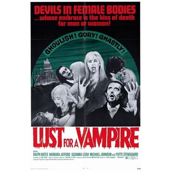 Posterazzi MOV209707 Lust for a Vampire Movie Poster - 11 x 17 in.