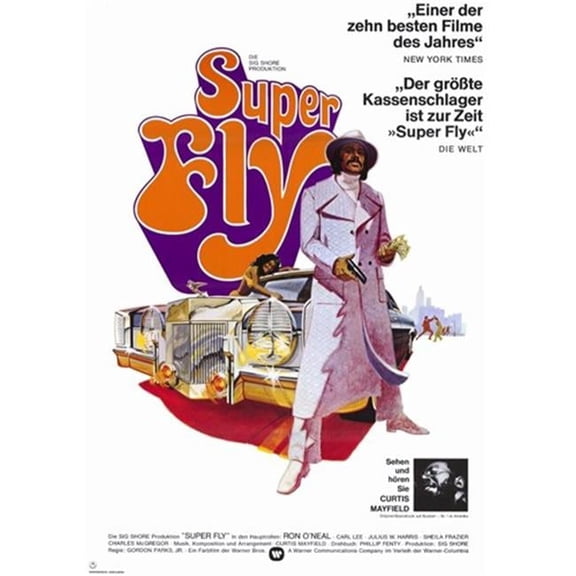 Posterazzi MOV210003 Superfly Movie Poster - 11 x 17 in.