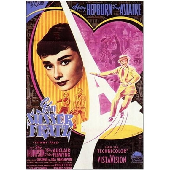 Posterazzi MOV212027 Funny Face Movie Poster - 11 x 17 in.