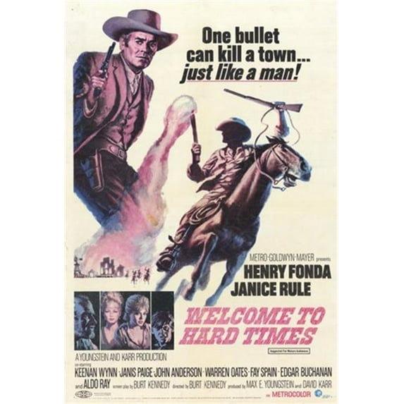Posterazzi MOV221777 Welcome to Hard Times Movie Poster - 11 x 17 in.