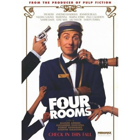Posterazzi MOV227530 Four Rooms Movie Poster - 11 x 17 in.