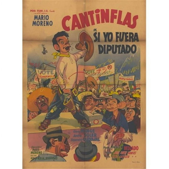 Posterazzi MOV227797 Si Yo Fuera Diputado Movie Poster - 11 x 17 in.