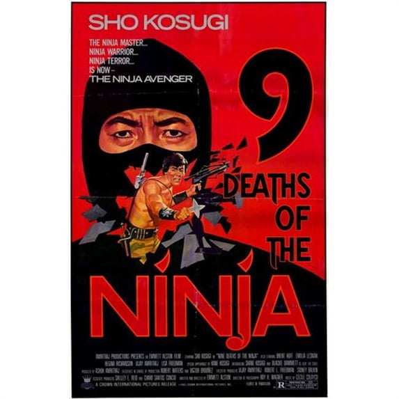 Posterazzi MOV227963 Nine Deaths of the Ninja Movie Poster - 11 x 17 in.