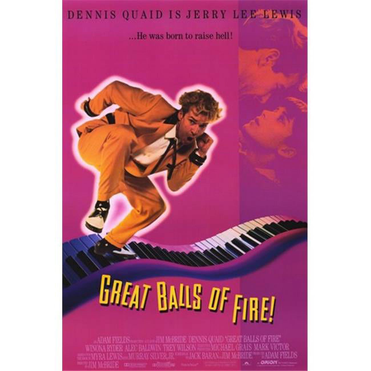 Posterazzi MOV233061 Great Balls of Fire Movie Poster 11 x 17 in