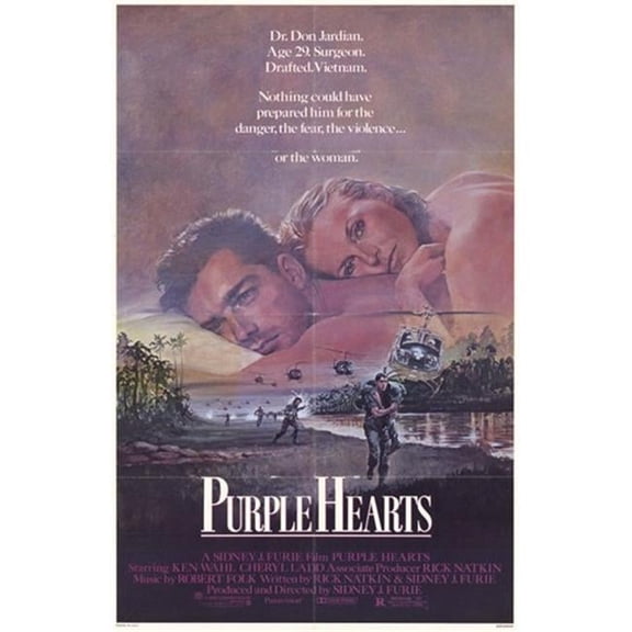 Posterazzi MOV233144 Purple Hearts Movie Poster - 11 x 17 in.