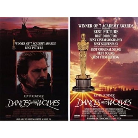 Posterazzi MOV243466 Dances with Wolves Movie Poster - 17 x 11 in.