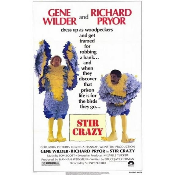 Posterazzi MOV244290 Stir Crazy Movie Poster - 11 x 17 in.
