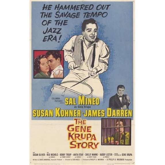 Posterazzi MOV249427 Gene Krupa Story Movie Poster - 11 x 17 in.