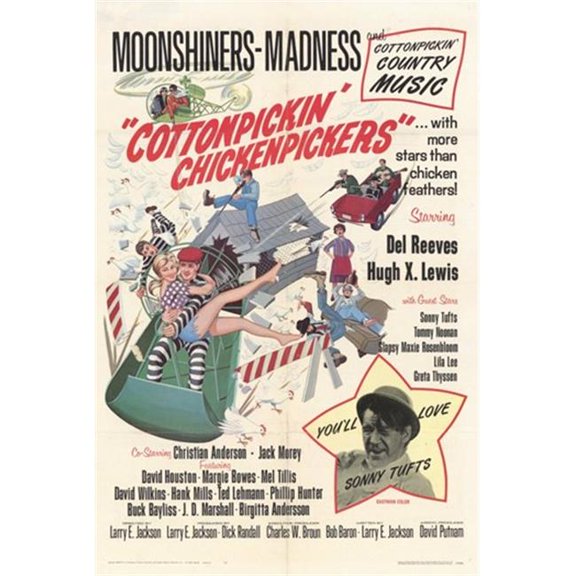 Posterazzi MOV249548 Cottonpicken Chicken Pickers Movie Poster - 11 x 17 in.
