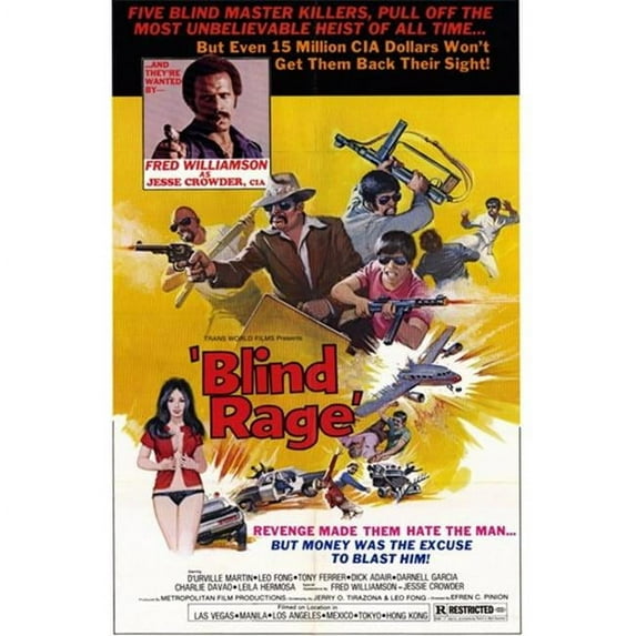 Posterazzi MOV249668 Blind Rage Movie Poster - 11 x 17 in.