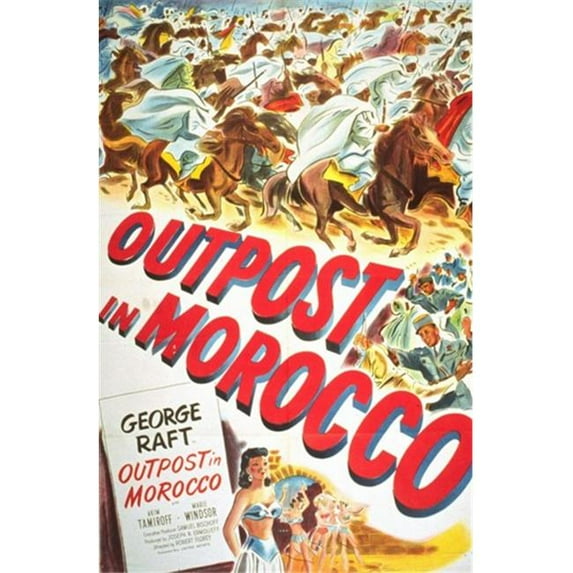 Posterazzi MOV251109 Outpost in Morocco Movie Poster - 11 x 17 in.