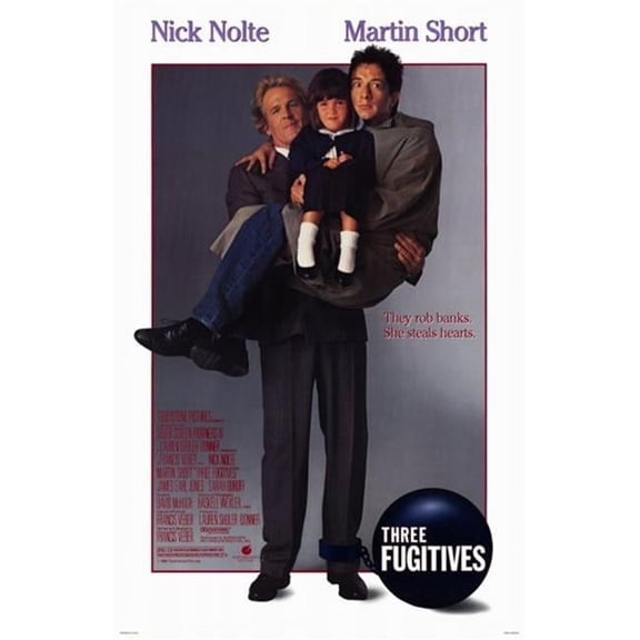 The Three Fugitives Movie Poster (11 x 17)