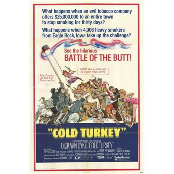 Posterazzi MOV253398 Cold Turkey Movie Poster - 11 x 17 in.