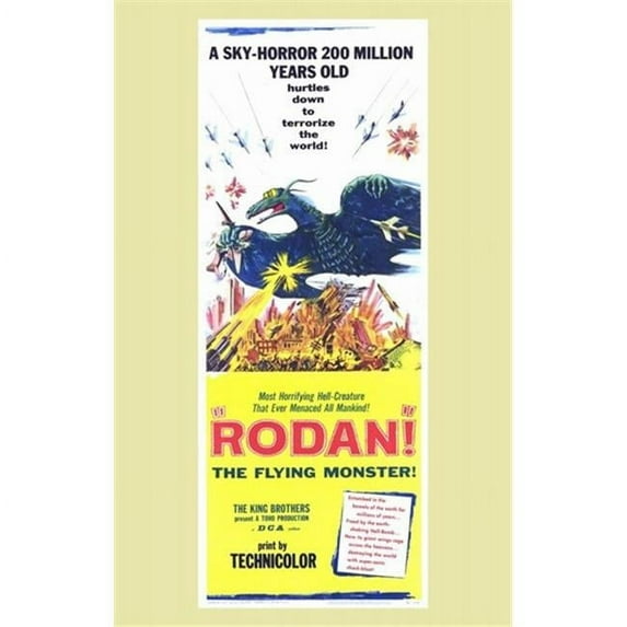 Posterazzi MOV254242 Rodan Movie Poster - 11 x 17 in.