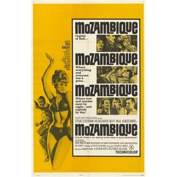 Posterazzi MOV254541 Mozambique Movie Poster - 11 x 17 in.