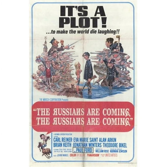 Posterazzi MOV254970 The Russians Are Coming Russians Are Coming Movie Poster - 11 x 17 in.