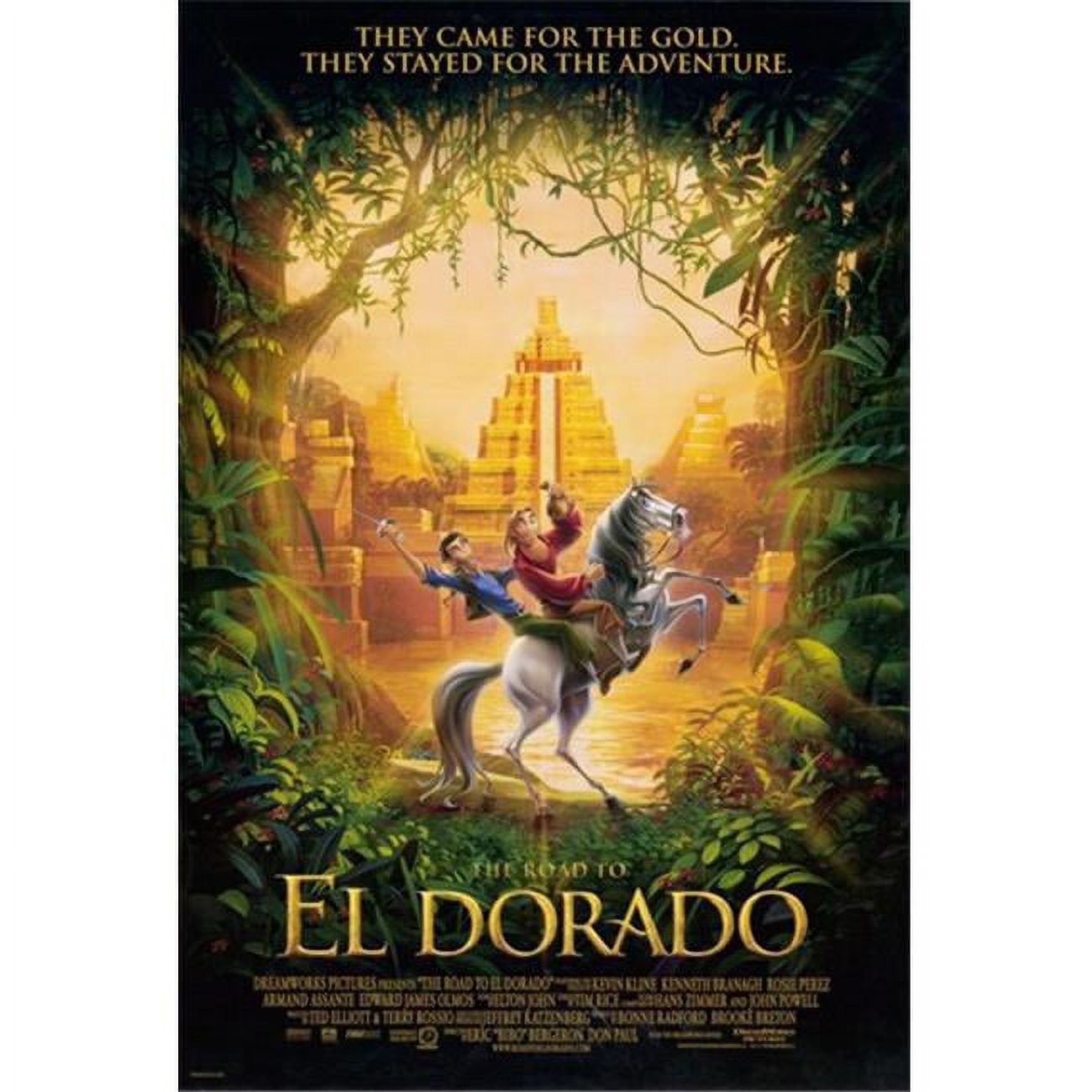 Posterazzi MOV257714 Road to El Dorado Movie Poster - 11 x 17 in ...