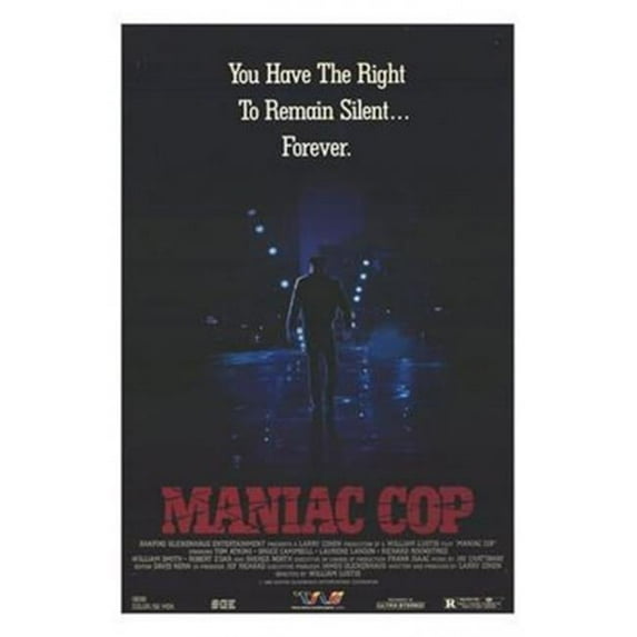 Posterazzi MOV262350 Maniac Cop Movie Poster - 11 x 17 in.