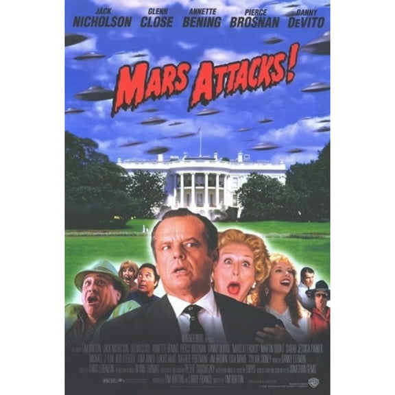 Posterazzi MOV263339 Mars Attacks Movie Poster - 11 x 17 in.