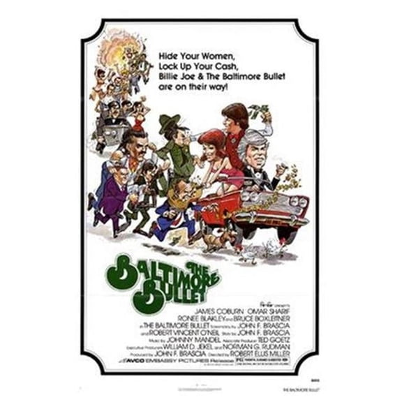 Posterazzi MOV278161 The Baltimore Bullet Movie Poster - 11 x 17 in.