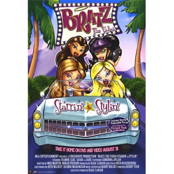 Posterazzi MOV280857 Bratz Starrin & Stylin Movie Poster - 11 x 17 in.
