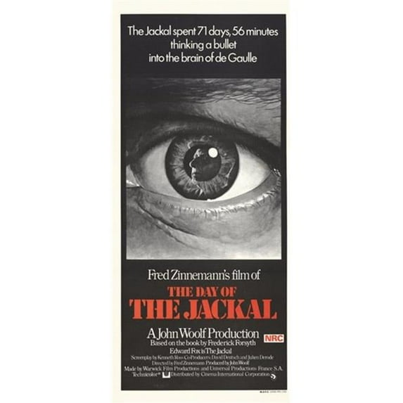 Posterazzi MOV283874 The Day of the Jackal Movie Poster - 11 x 17 in.