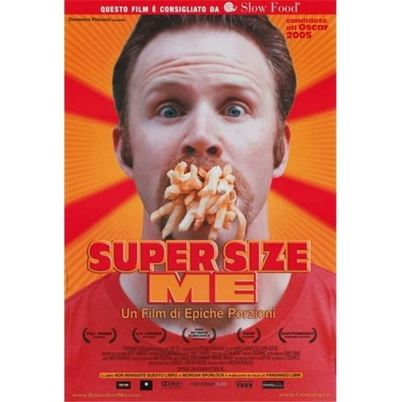 Posterazzi MOV350034 Super Size Me Movie Poster - 11 x 17 in.