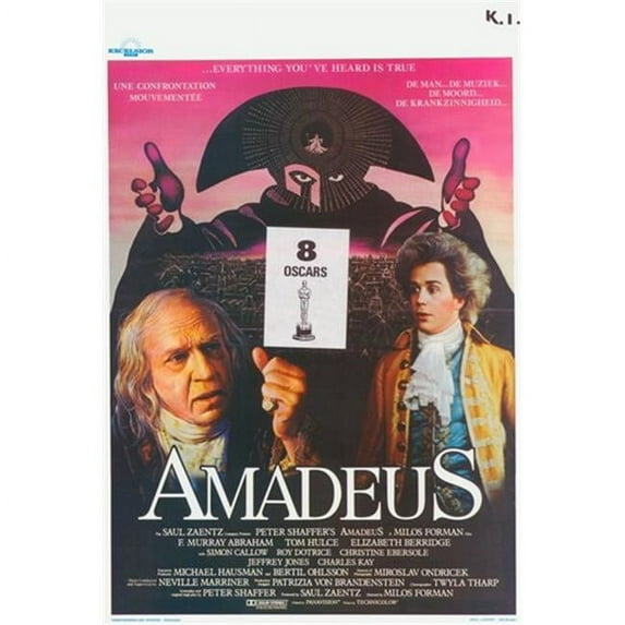 Posterazzi MOV353797 Amadeus Movie Poster - 11 x 17 in.