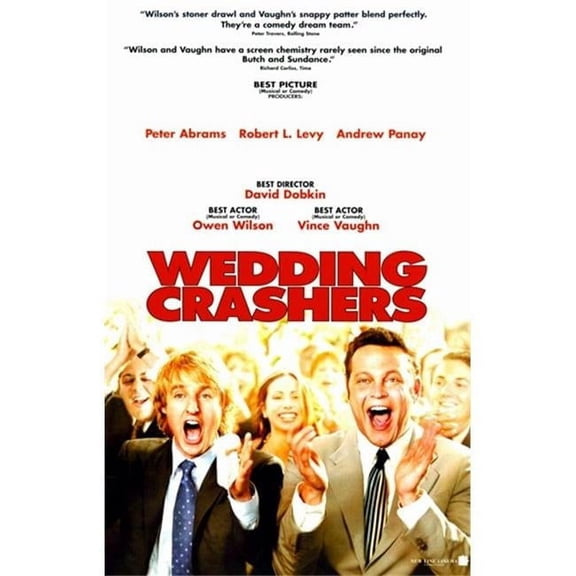 Posterazzi MOV355702 Wedding Crashers Movie Poster - 11 x 17 in.
